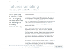 Tablet Screenshot of futuresrambling.com